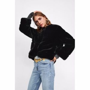 ❌❌SOLD❌❌ Zara faux fur jacket